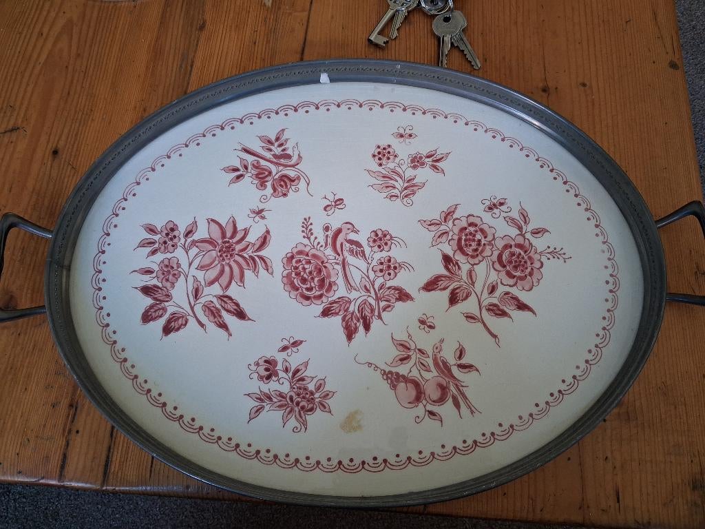 Delfts blauw dienblad, Antiek en Kunst, Ophalen