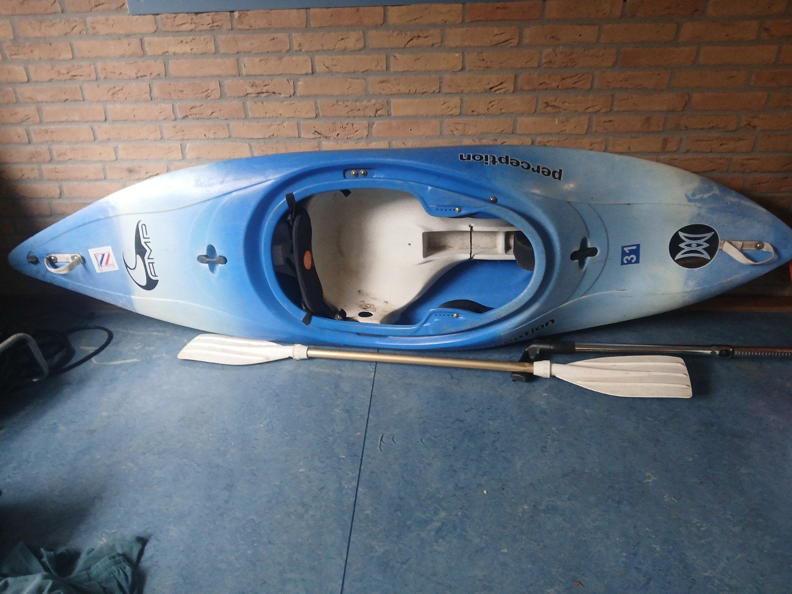AMP perception, Watersport en Boten, Kano's, Ophalen of Verzenden, Gebruikt, Eén persoon, Kajak