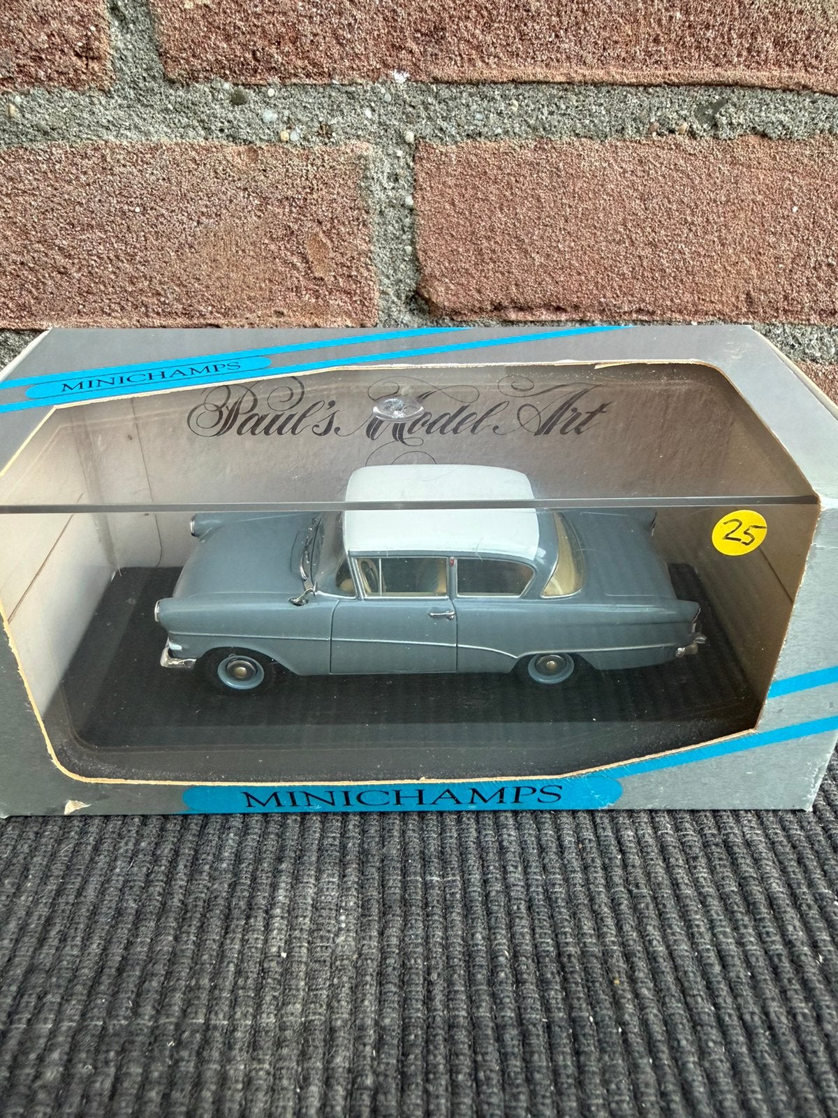 1:43 Minichamps Opel Rekord P1 ……… 25,-, Ophalen of Verzenden, Zo goed als nieuw, Auto, MiniChamps