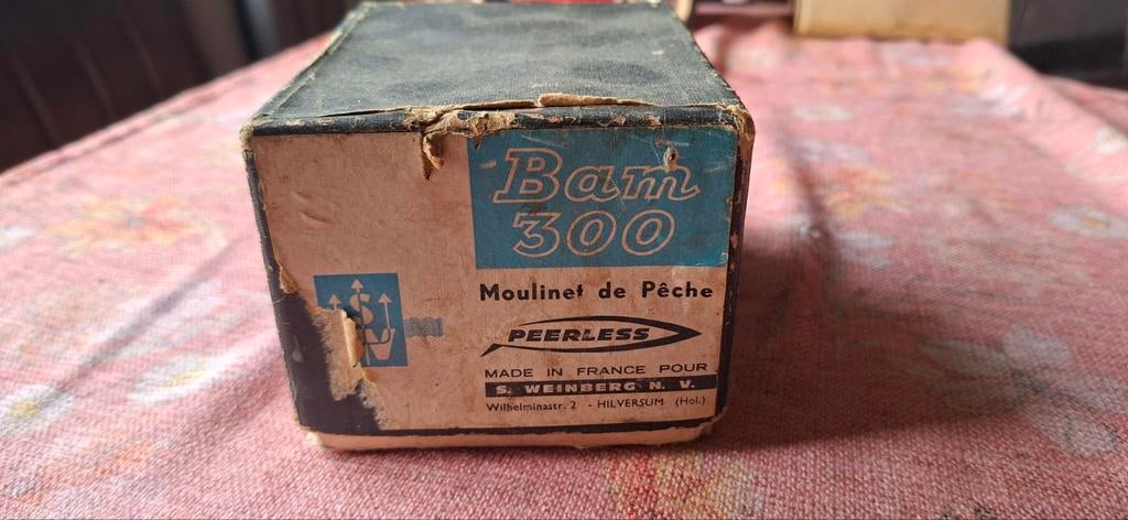 Vintage Bam 300 Vismolen - Made in France, Ophalen of Verzenden, Gebruikt, Molen