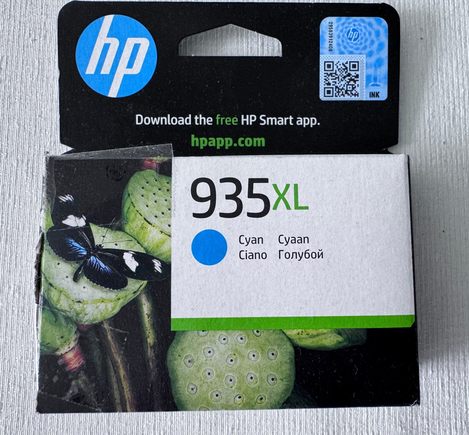 Originele HP 935XL Cyaan – Nieuw & Geseald (doosje geopend), Ophalen of Verzenden, Nieuw, Cartridge