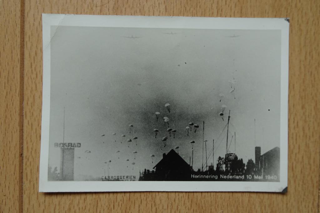 Fotokaart landing Duitsers op 10 mei 1940. WOII, Verzamelen, Militaria | Tweede Wereldoorlog, Ophalen of Verzenden, Overige soorten