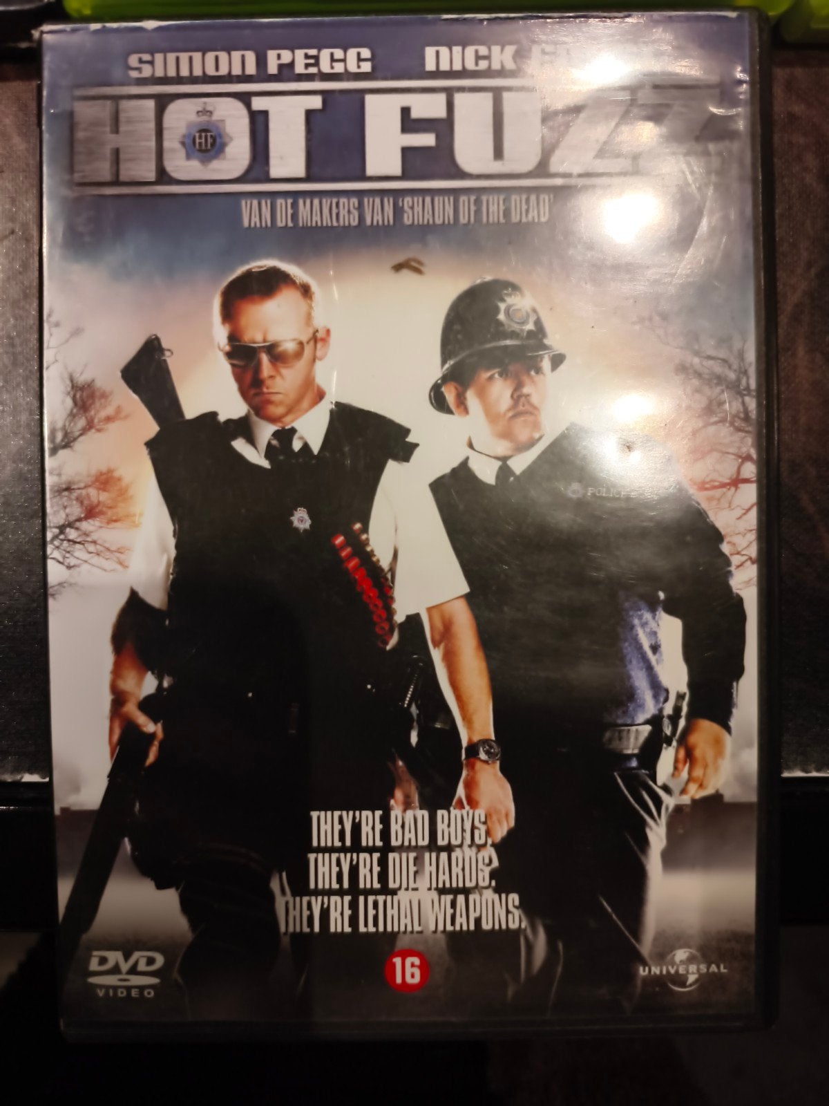 Hot Fuzz DVD - Actiekomedie van de makers  Shaun of the De, Cd's en Dvd's, Bonusmateriaal, Vanaf 16 jaar, Nederlands, Ophalen of Verzenden