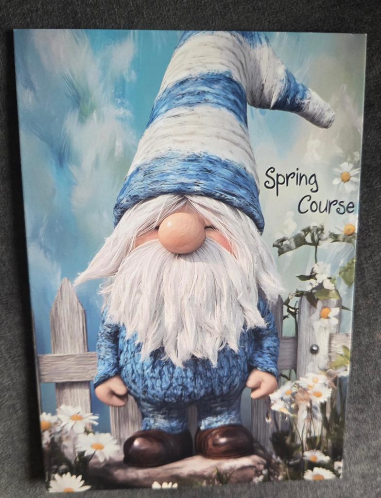 Kabouter met blauw witte puntmuts, Verzenden, Ongelopen, Kinderen