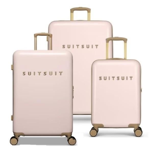 ✅NIEUW✅ SUITSUIT Fusion 3-delige kofferset | Rose Pearl, Hard kunststof, Ophalen of Verzenden, 70 cm of meer, Nieuw