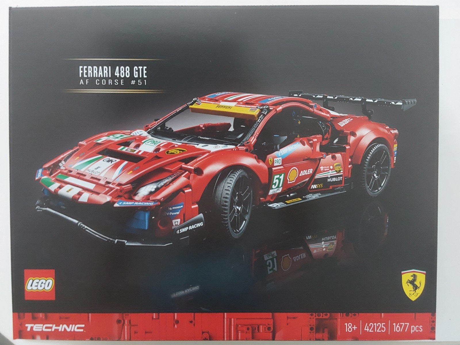 Lego Technic 42125 Ferrari 🚘 488 GTE#AF Corse 51🆕️ in seal, Lego, Nieuw, Ophalen of Verzenden, Technic