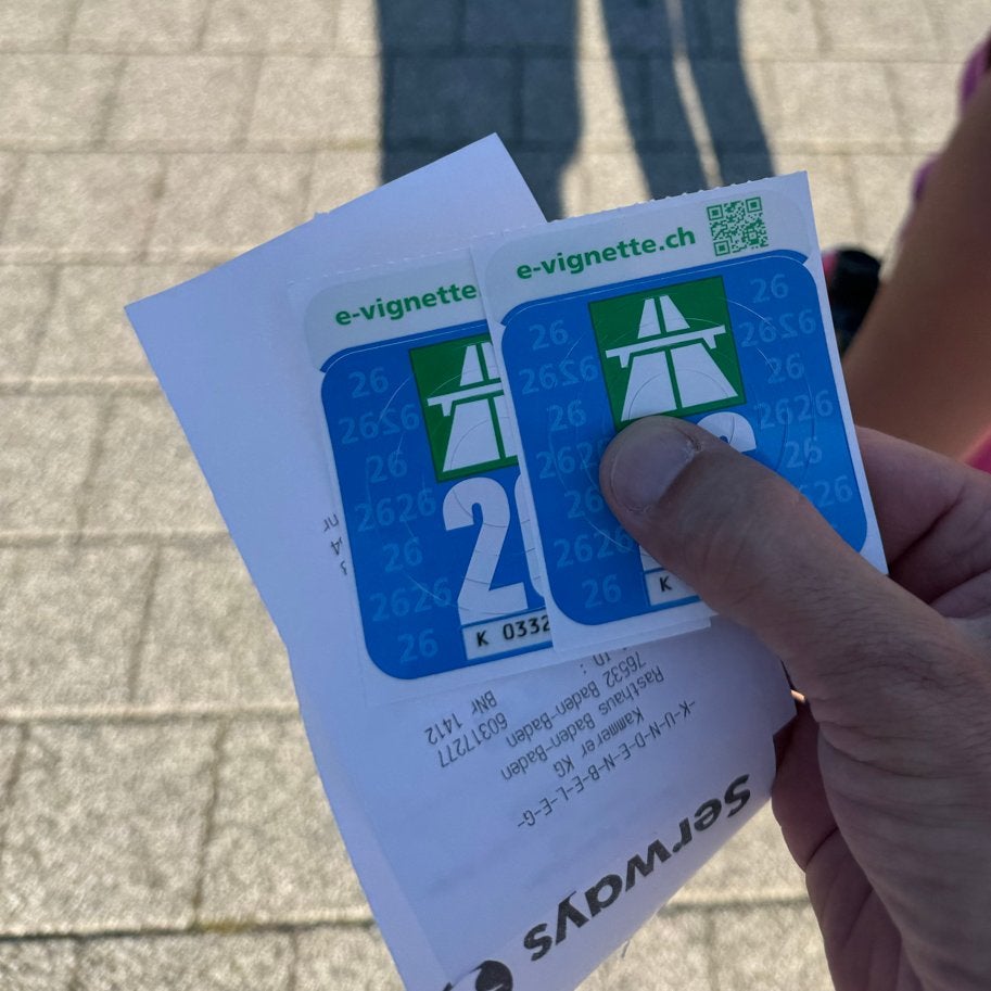 2x vignet Zwitserland, Tickets en Kaartjes, Twee personen
