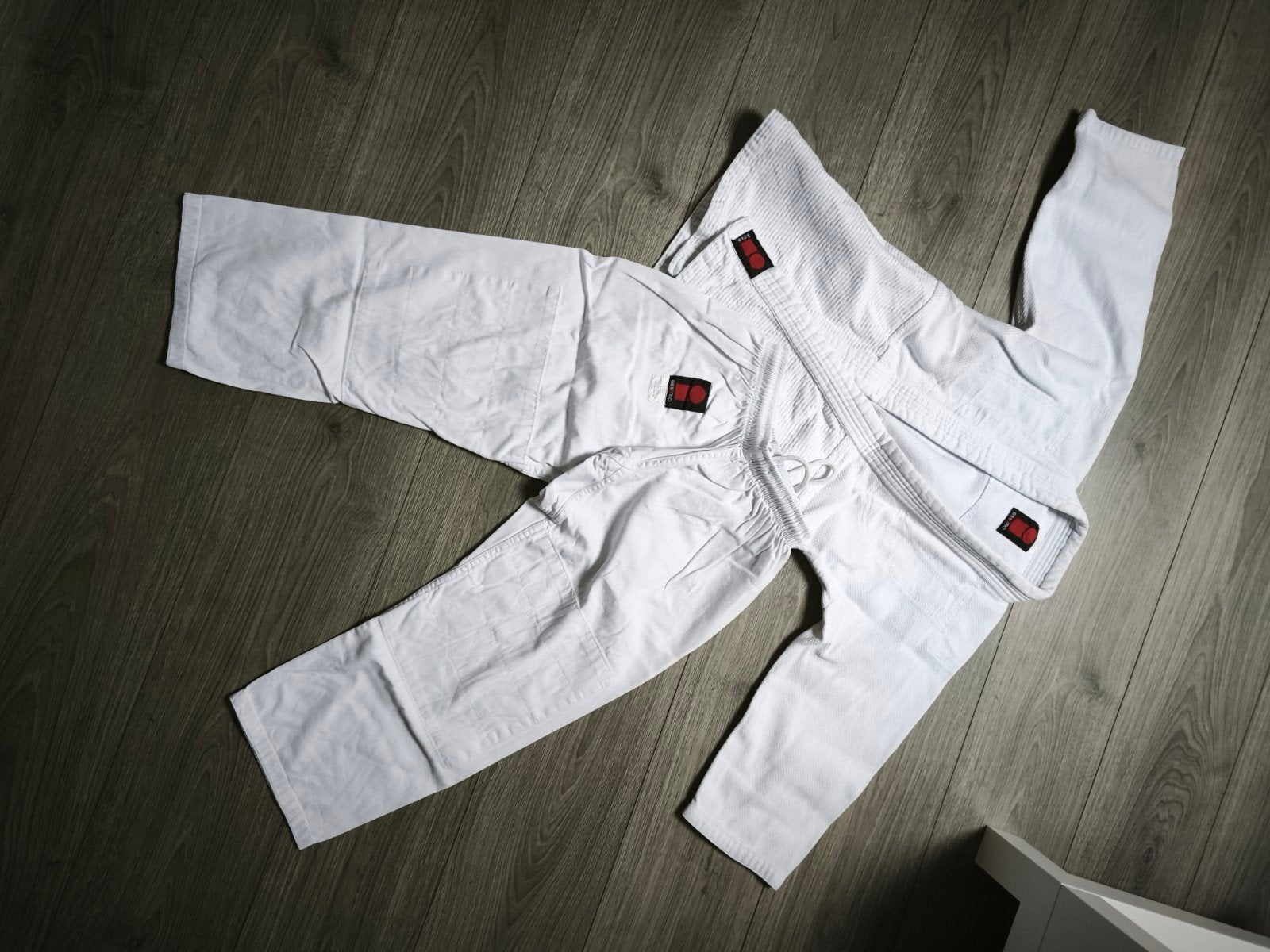 judopak maat 140 in nette staat, Sport en Fitness, Maat XS of kleiner, Ophalen of Verzenden, Zo goed als nieuw, Judo