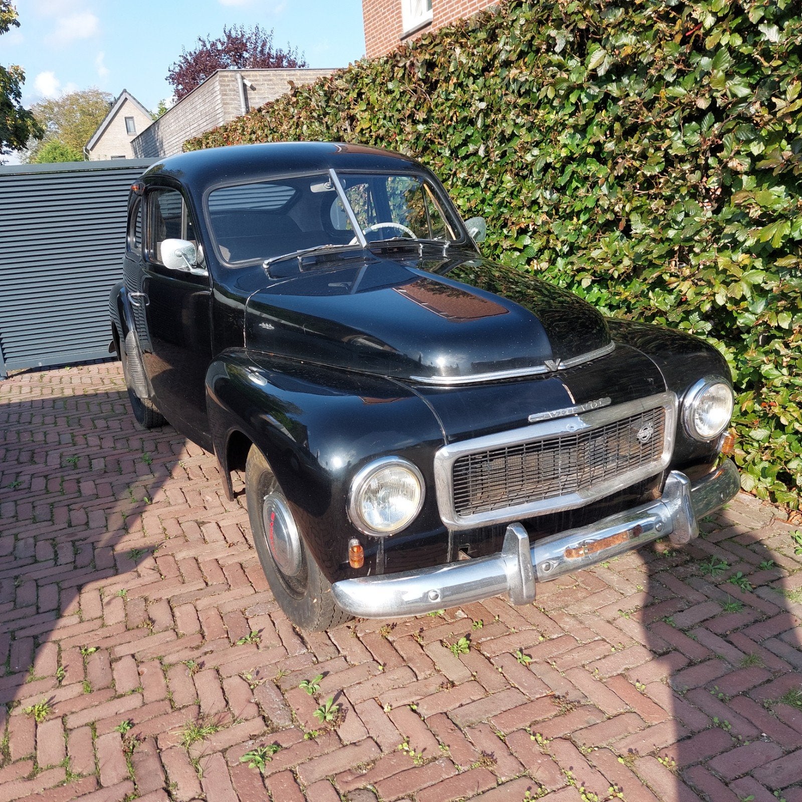 volvo PV 444 ( K ) bouwjaar  1954, Auto's, Stof, 40 pk, Zwart, Handgeschakeld