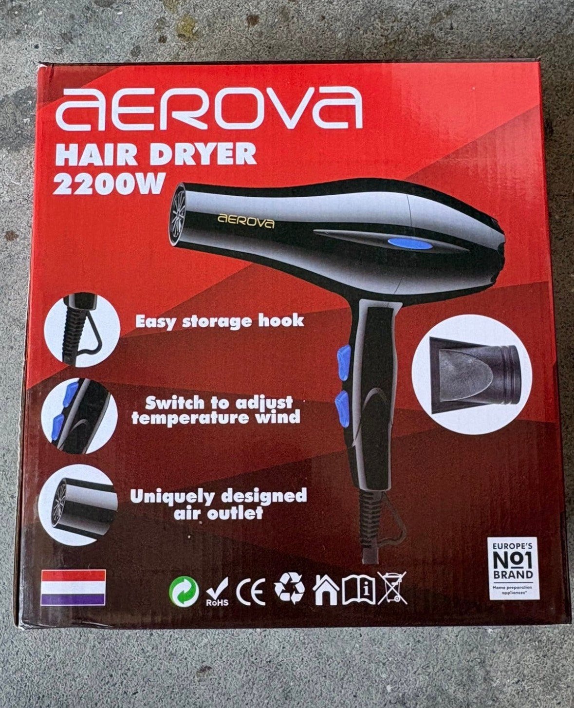 AEROVA Haardroger, Ophalen, Nieuw, Haarverzorging