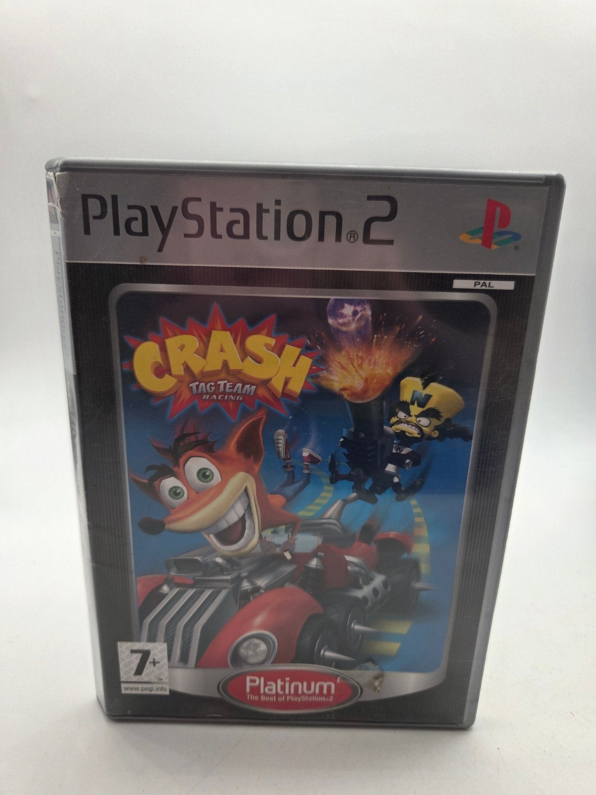 Crash Tag Team Racing - PlayStation 2 (PS2) Platinum, Activision, Racen en Vliegen, 2 spelers, Eén computer