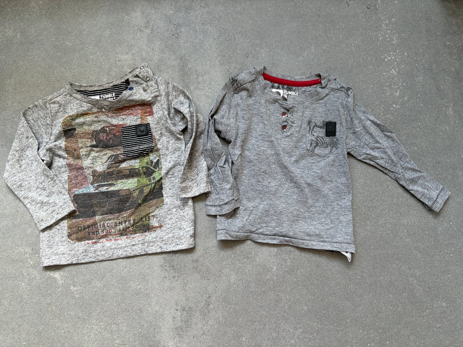Tumble 'N Dry Longsleeves (2 stuks) - Maat 68, Kinderen en Baby's, Tweelingen en Meerlingen, Ophalen of Verzenden, Gebruikt, Kleding