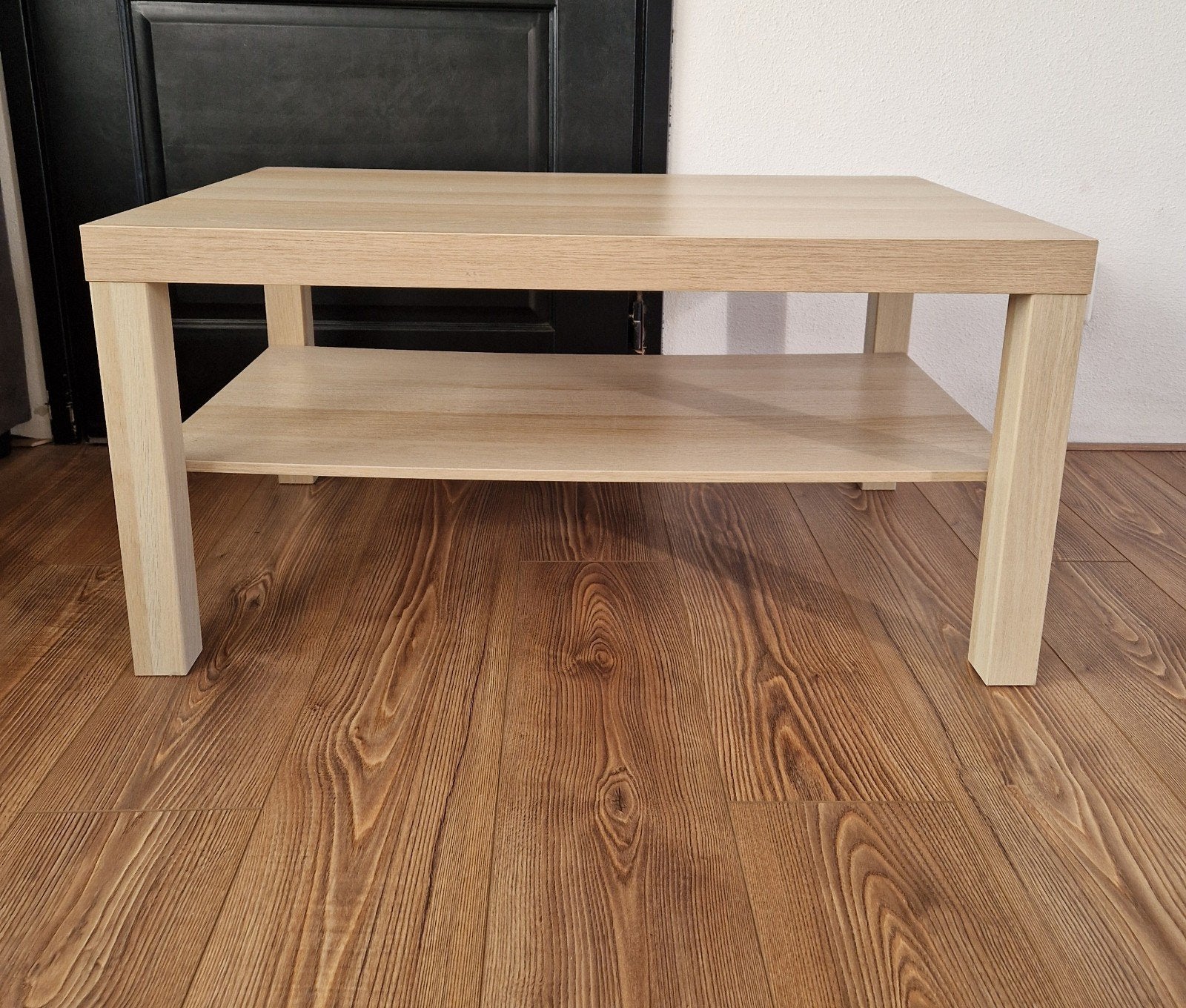 IKEA LACK Salontafel, wit gelazuurd eikeneffect, Huis en Inrichting, Tafels | Salontafels, Ophalen, Gebruikt, 100 tot 150 cm, 50 tot 100 cm