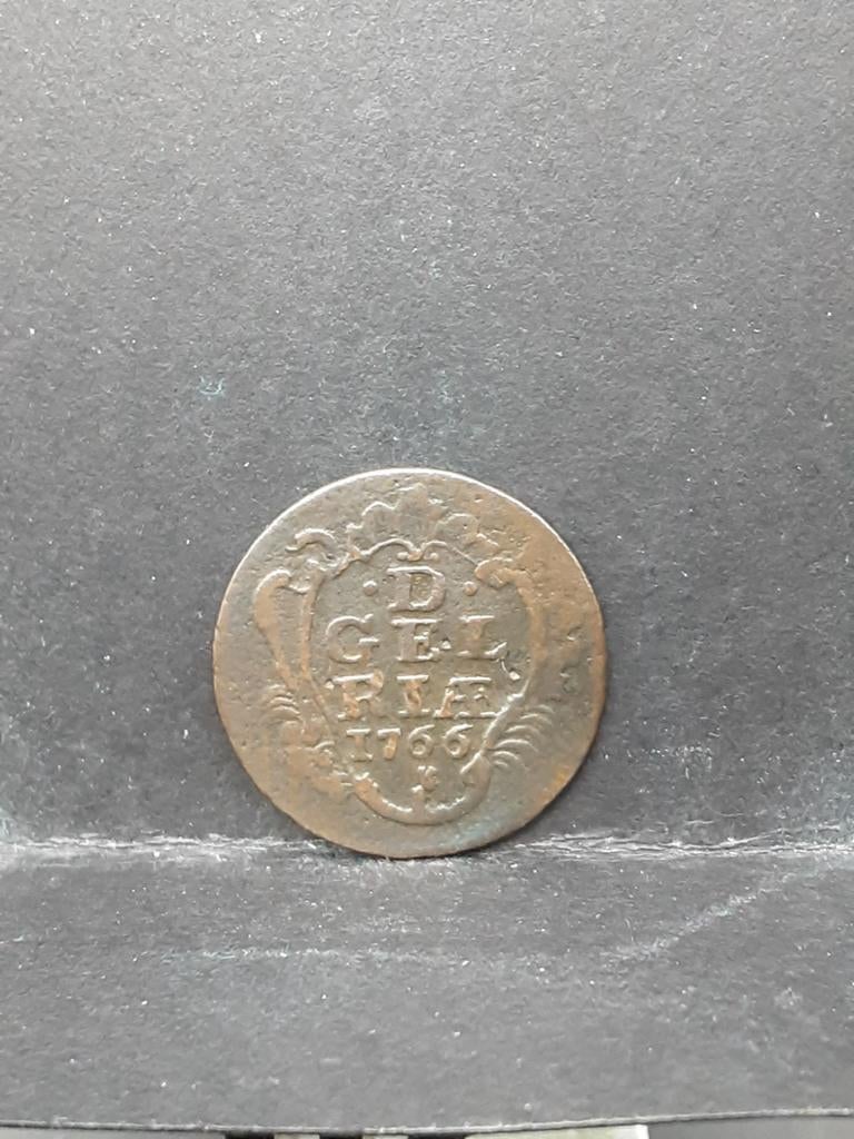 Duit Gelderland 1766, Ophalen of Verzenden, Vóór koninkrijk, Overige waardes, Losse munt