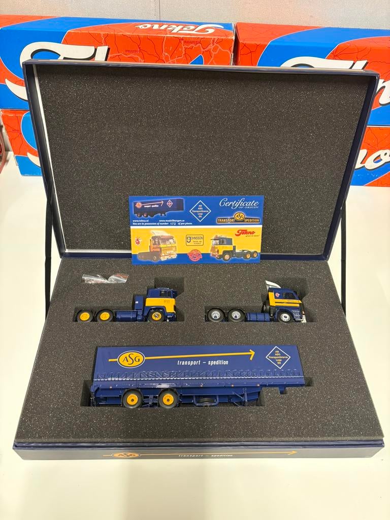 Tekno ASG Set, Ophalen of Verzenden, Zo goed als nieuw, Bus of Vrachtwagen, Tekno