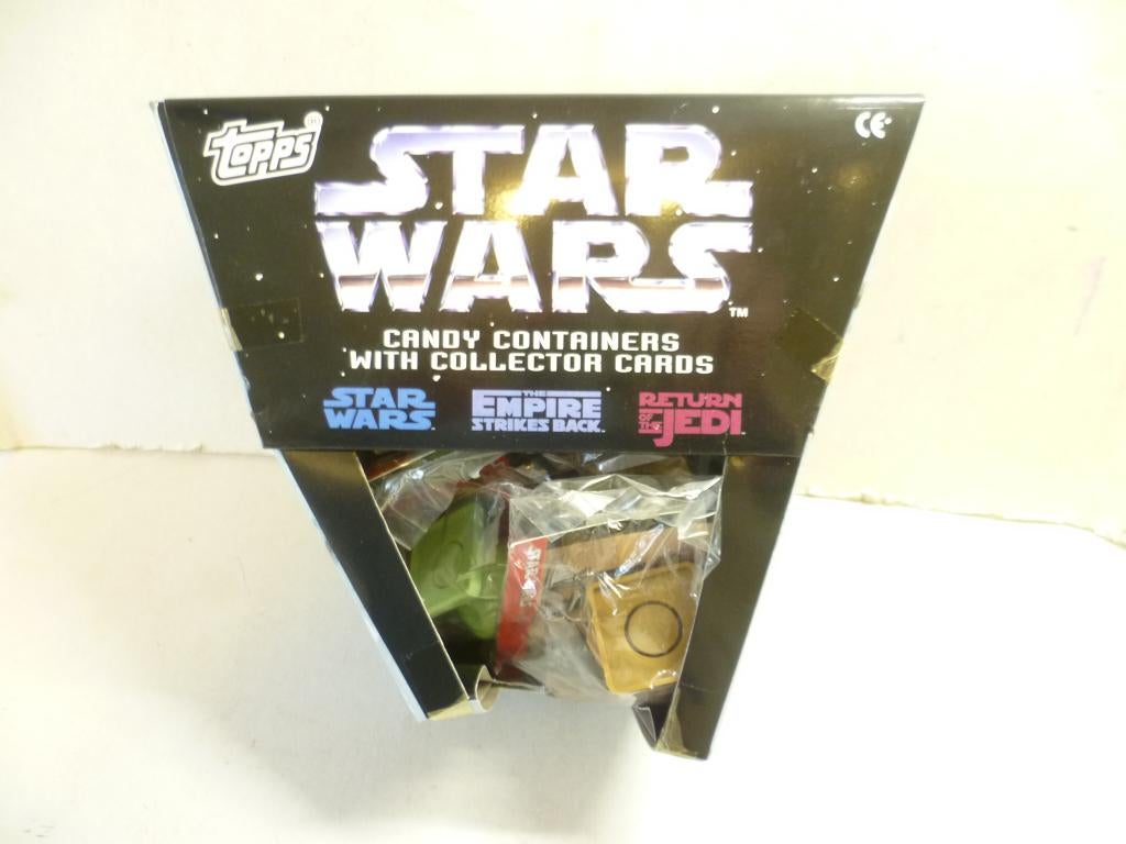 Star Wars 1997 Candy Containers + Collector Card 9 figuurtje, Ophalen of Verzenden, Nieuw, Actiefiguurtje