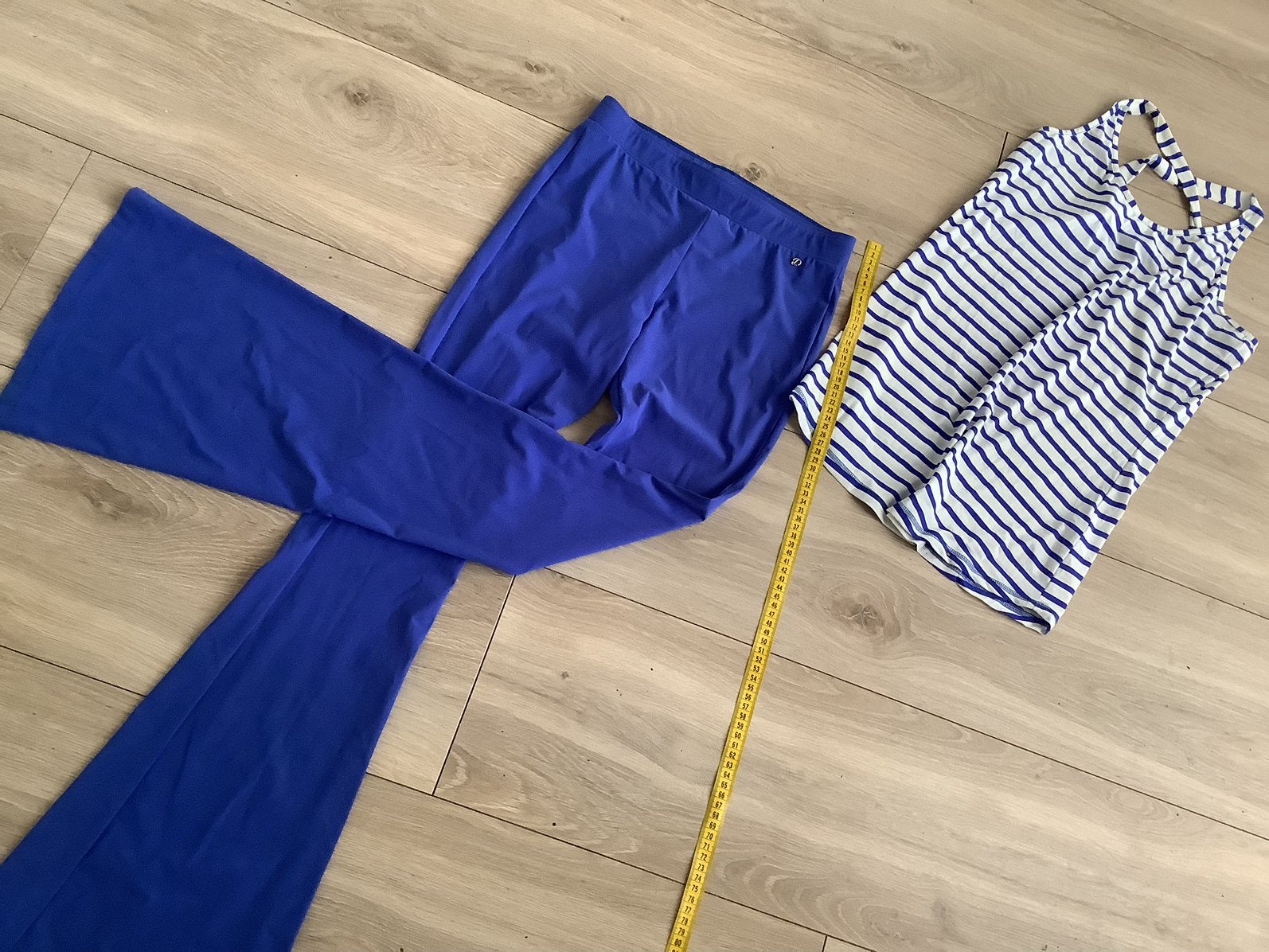 Travelstof broek Lima Ladress en studio Anneloes top M, Ophalen of Verzenden, Zo goed als nieuw, Maat 38/40 (M), Zonder mouw