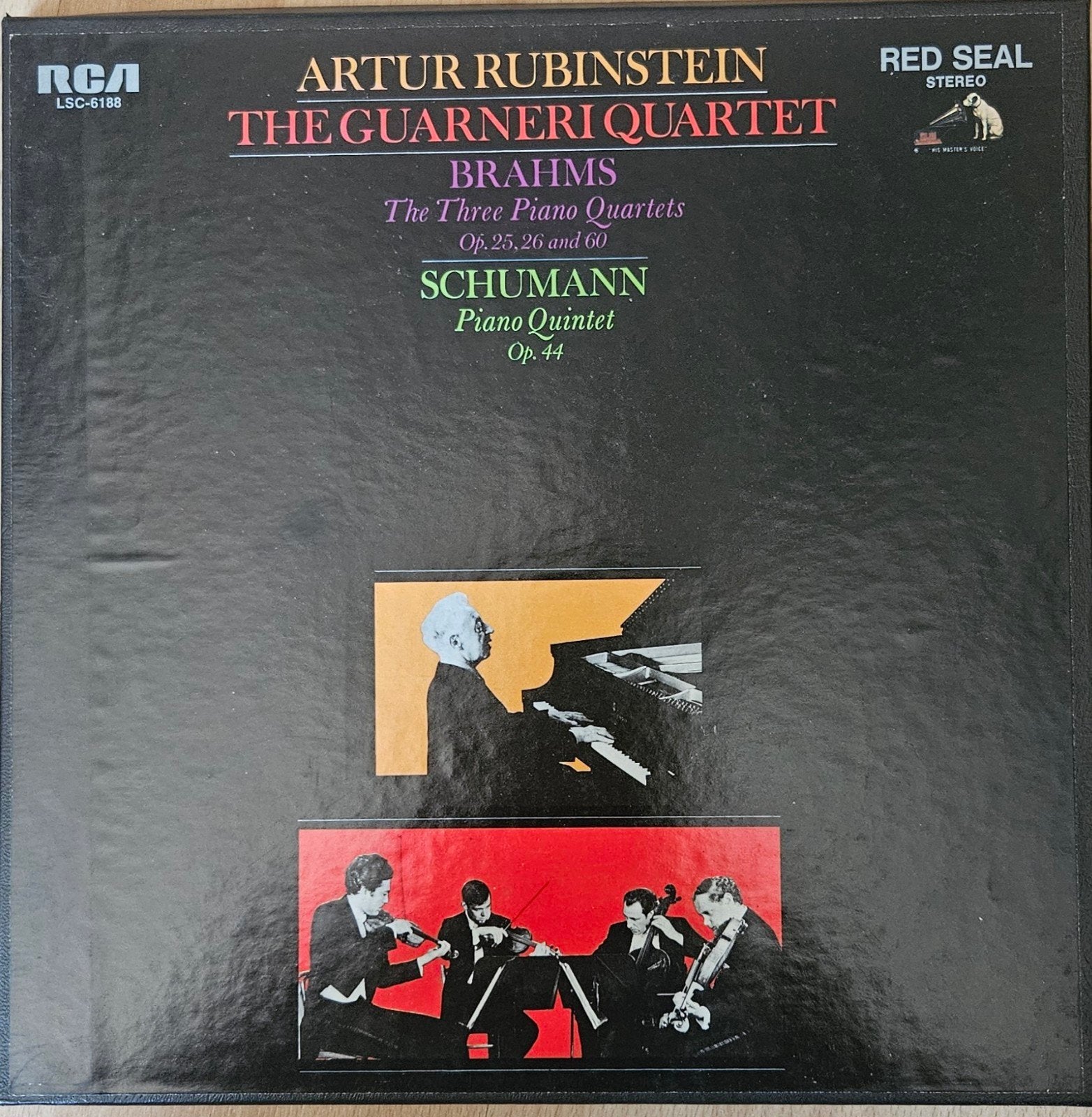 Rubinstein/The Guarneri Quartet - Brahms/Schuman, Ophalen of Verzenden, Romantiek, Zo goed als nieuw, 12 inch