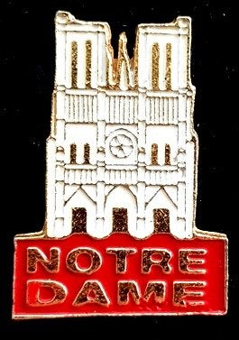 Notre Dame Paris pin, Ophalen of Verzenden, Nieuw, Stad of Land, Speldje of Pin