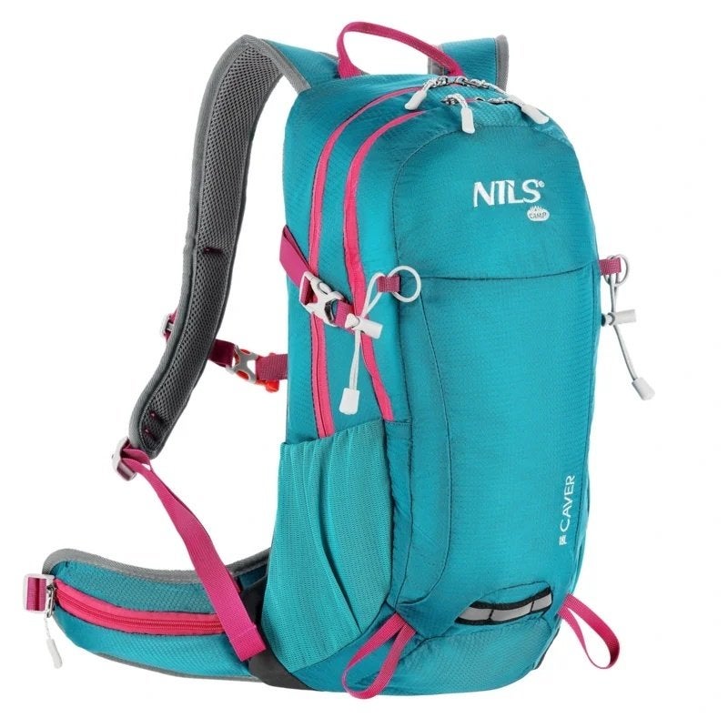 Nils Caver 18 Liter Turquoise Dagrugzak, Overige merken, Outdoorsportshop, Nieuw, Trekking