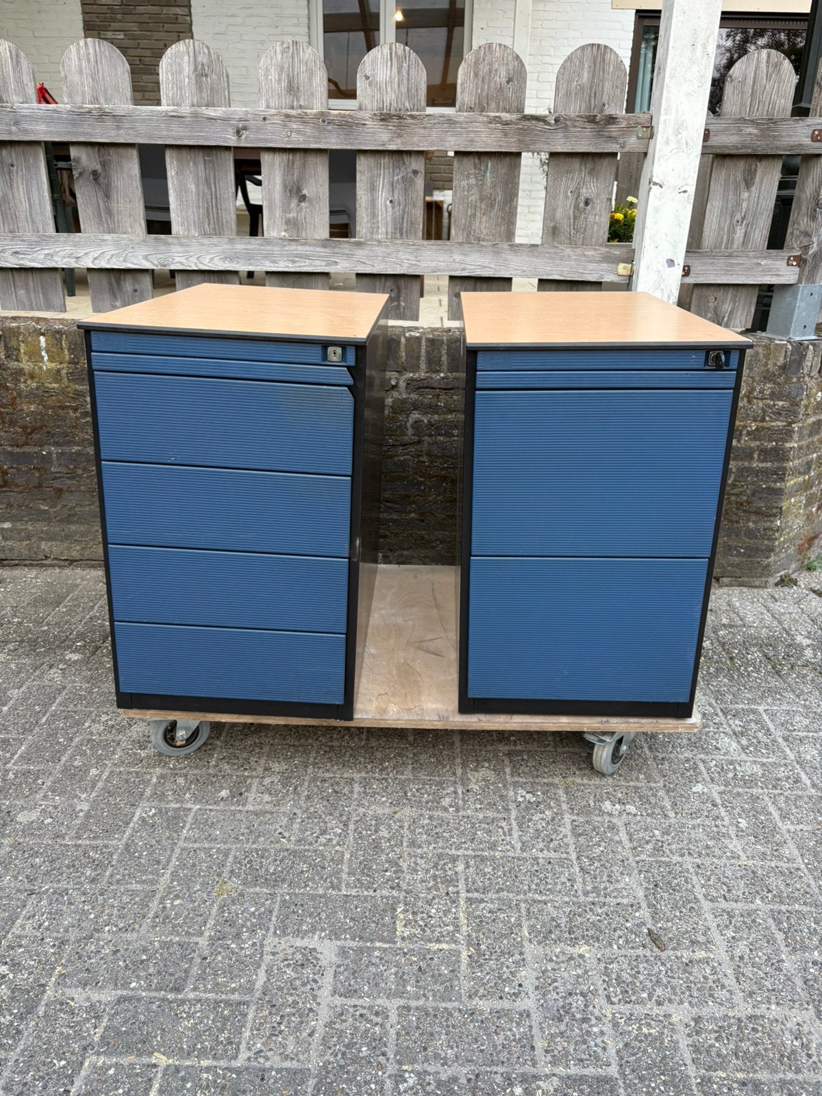 Ladeblok 2x, Huis en Inrichting, Kasten | Roldeurkasten en Archiefkasten, Ophalen, Minder dan 50 cm, Gebruikt, 75 cm of meer