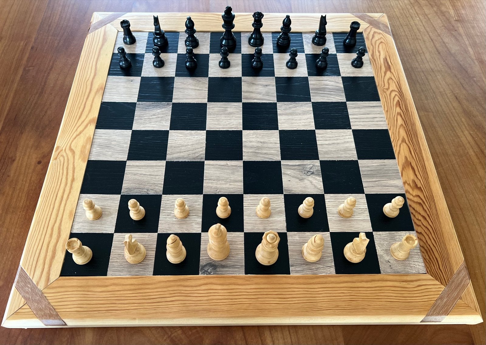 Handgemaakt Schaakbord (exclusief stukken), Een of twee spelers, Ophalen, Nieuw