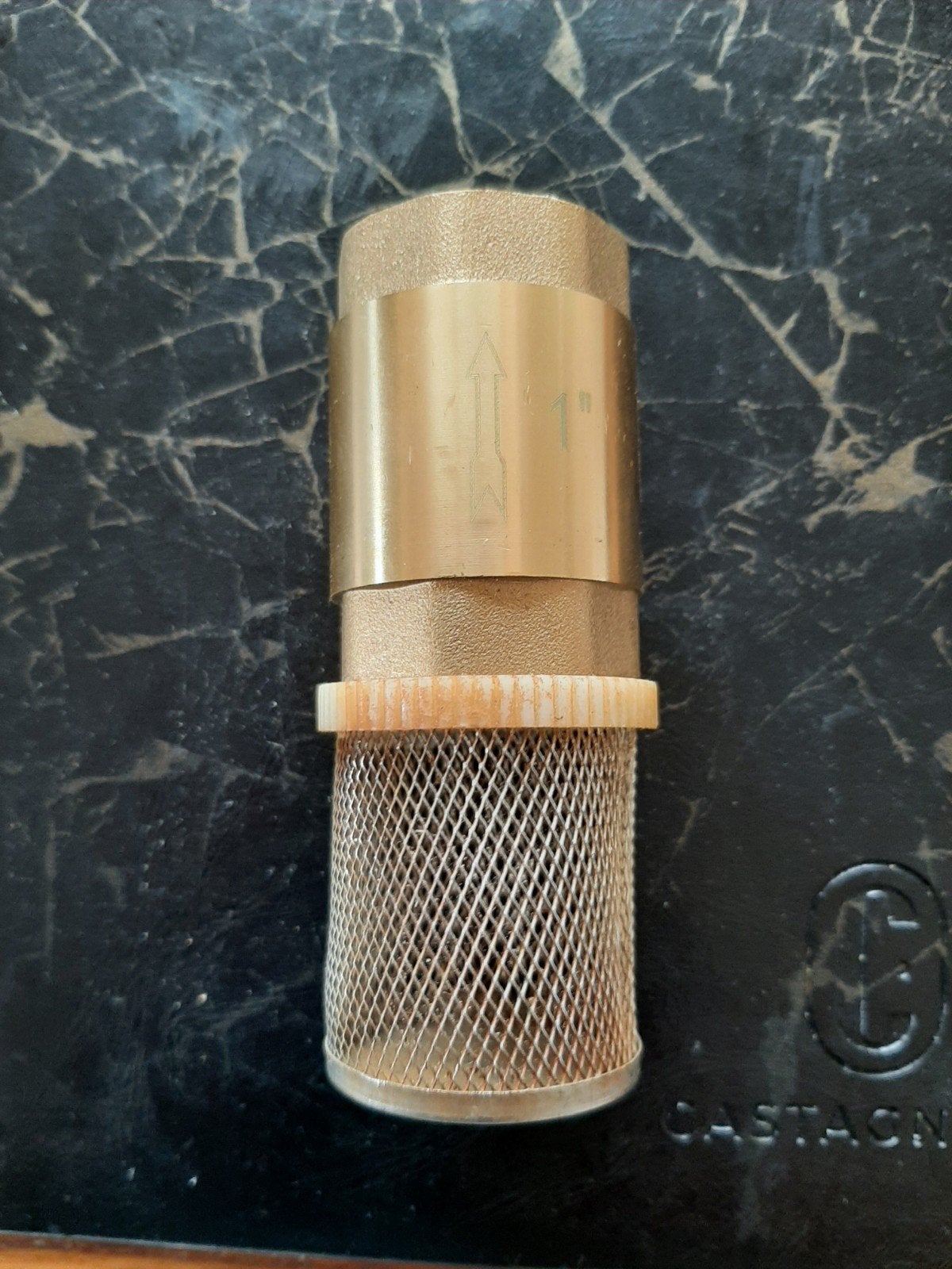 Nieuwe Messing Voetklep met Zeef, Ophalen of Verzenden, Nieuw