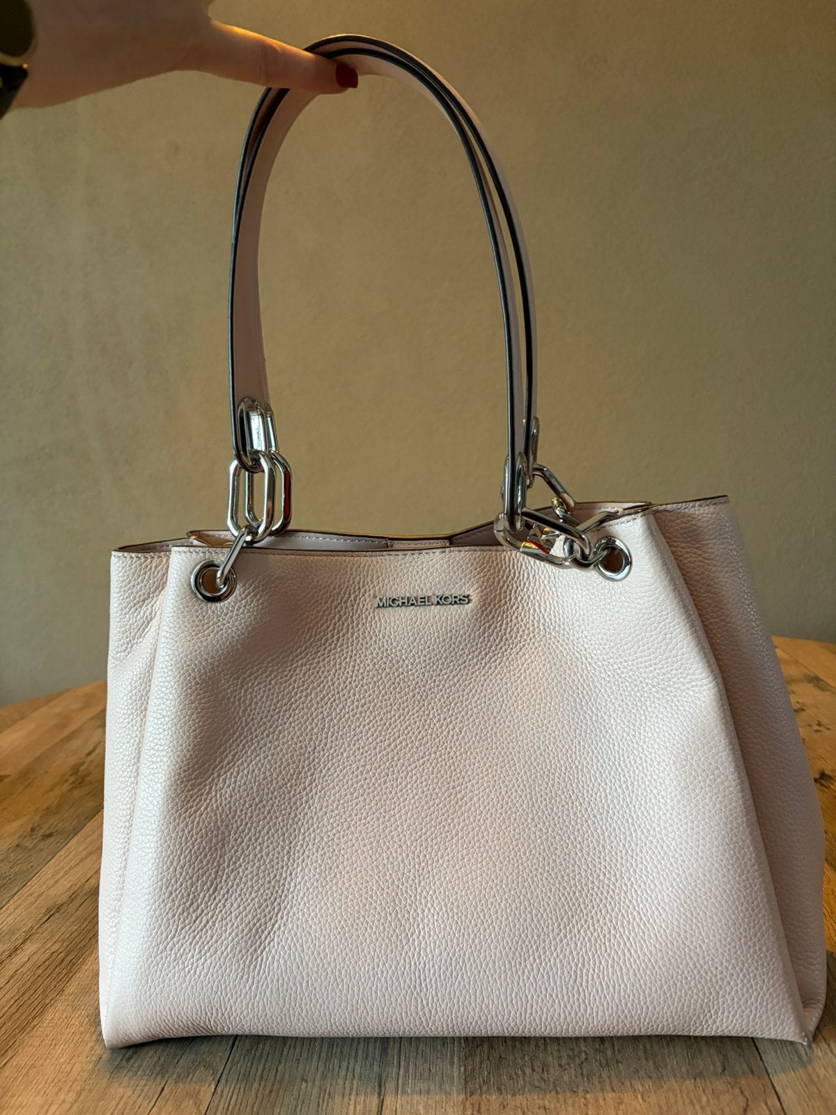 Zacht roze Michael Kors tas in perfecte staat, Ophalen of Verzenden, Zo goed als nieuw, Roze, Handtas