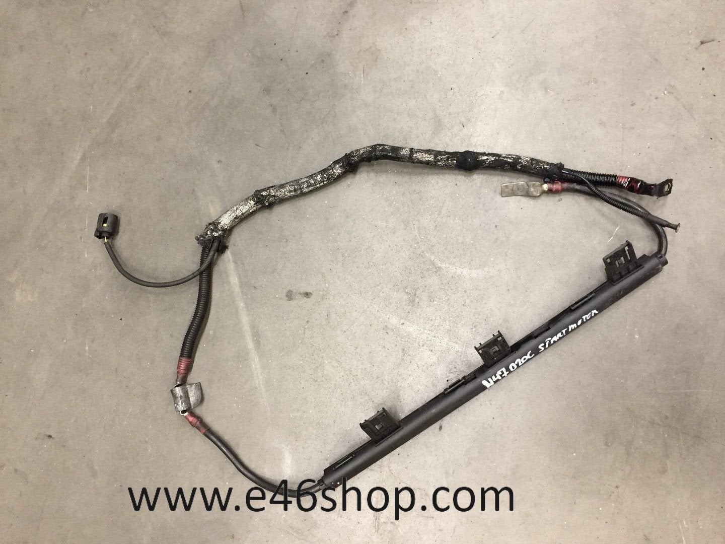 Startmotor stroom kabel BMW E90 318D N47 MOTOR, -, -, Ophalen of Verzenden, Gereviseerd