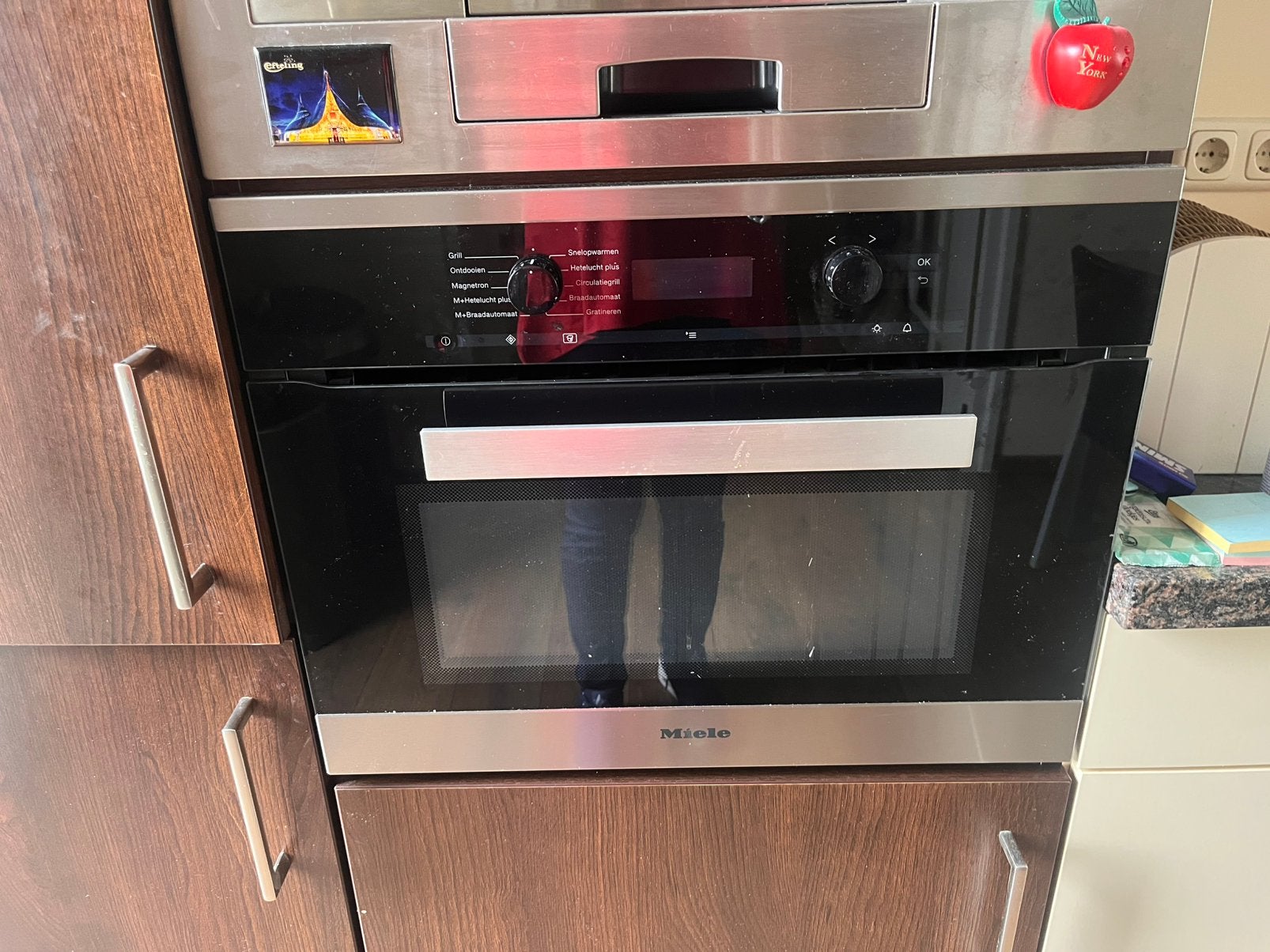 Miele combioven/magnetron, Witgoed en Apparatuur, Ophalen, 45 tot 50 cm, Gebruikt, 60 cm of meer