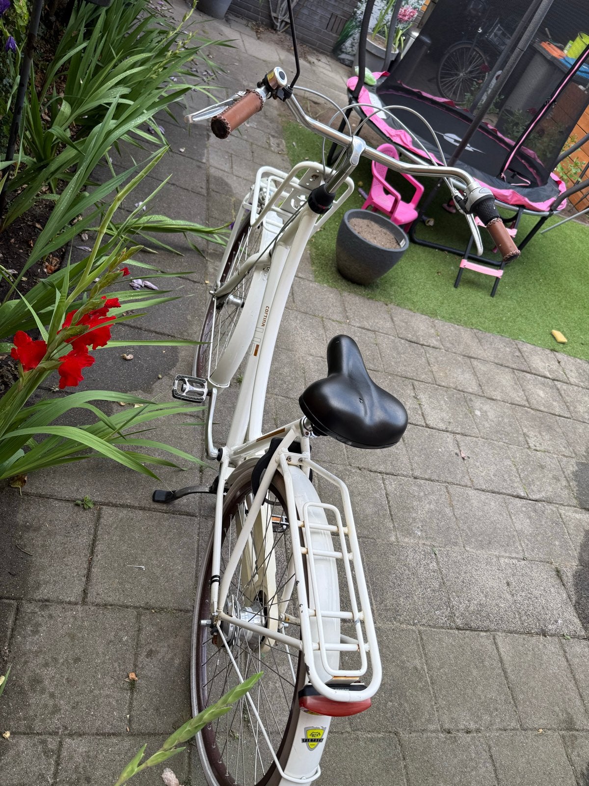 Cortina U4 Transportfiets Dames - Wit, Terugtraprem, Versnellingen, Ophalen, Overige merken