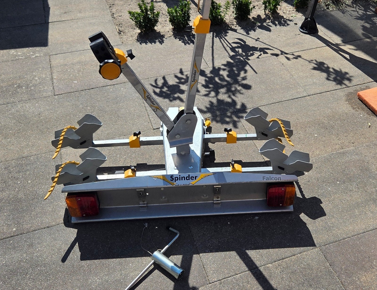 Spinder Falcon RC-2-7 fietsdrager met slot - 2 fietsen, Ophalen, 2 fietsen