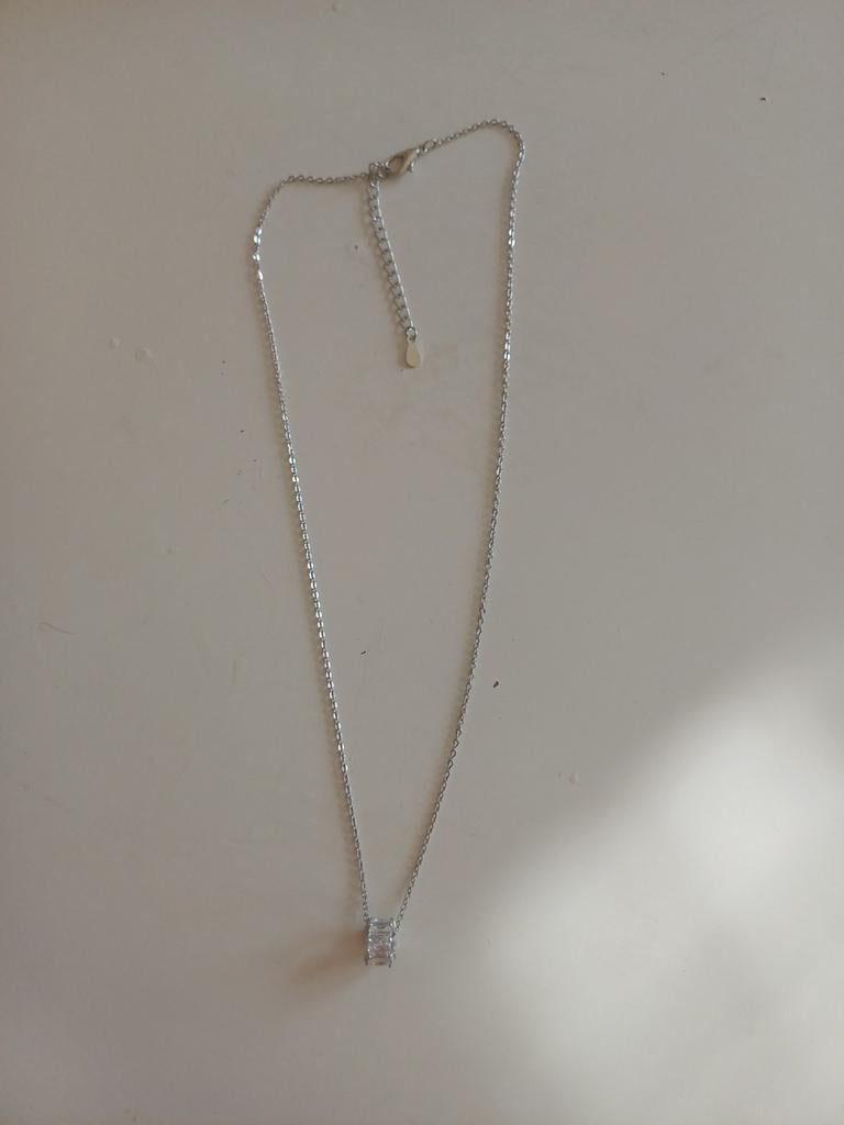 925 zilveren ketting, Ophalen of Verzenden, Zo goed als nieuw, Zilver, Zilver