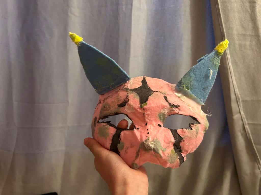 Zooble therian mask!!!, Ophalen of Verzenden, Zo goed als nieuw, Accessoires