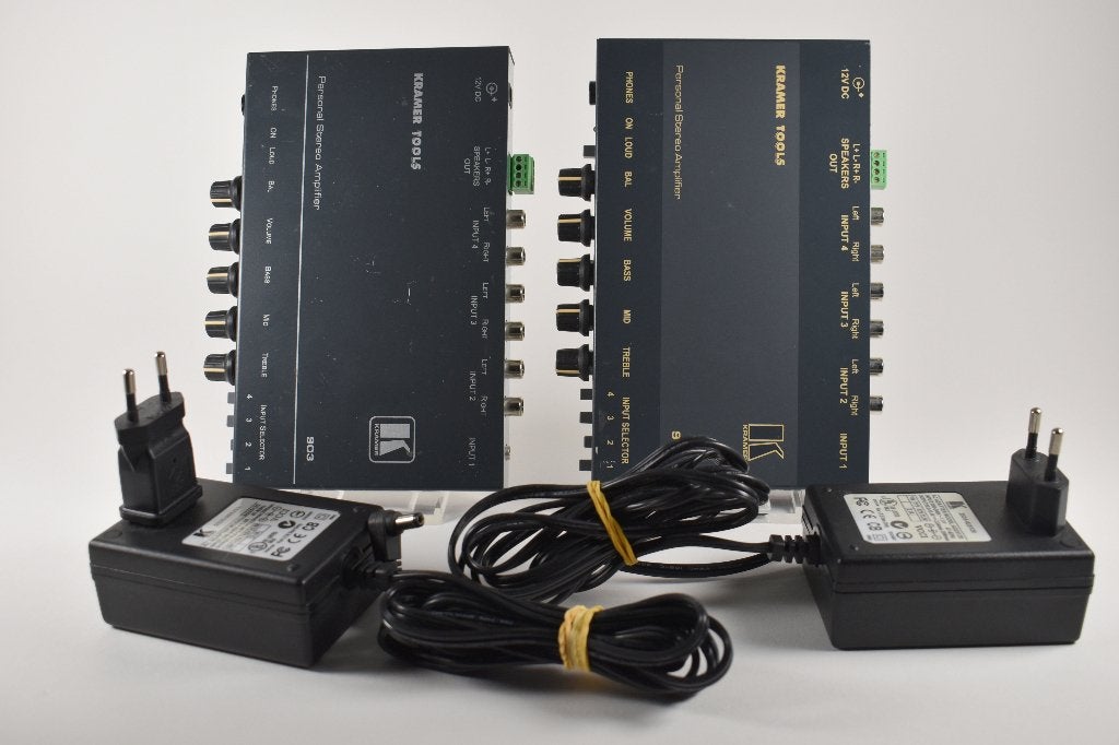 2 x Kramer Tools personal amplifier 903, Audio, Tv en Foto, Versterkers en Receivers, Overige merken, Gebruikt, Ophalen of Verzenden