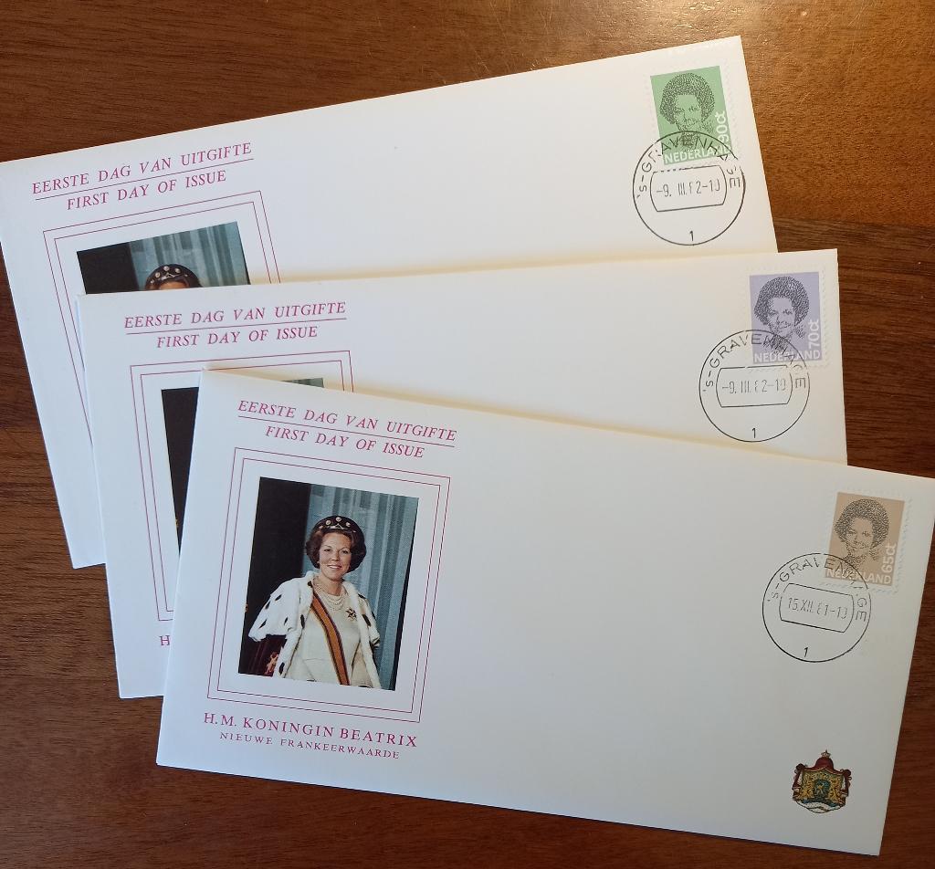 Setje Eerste Dag Enveloppen postzegels, Postzegels en Munten, Postzegels | Nederland, Ophalen of Verzenden