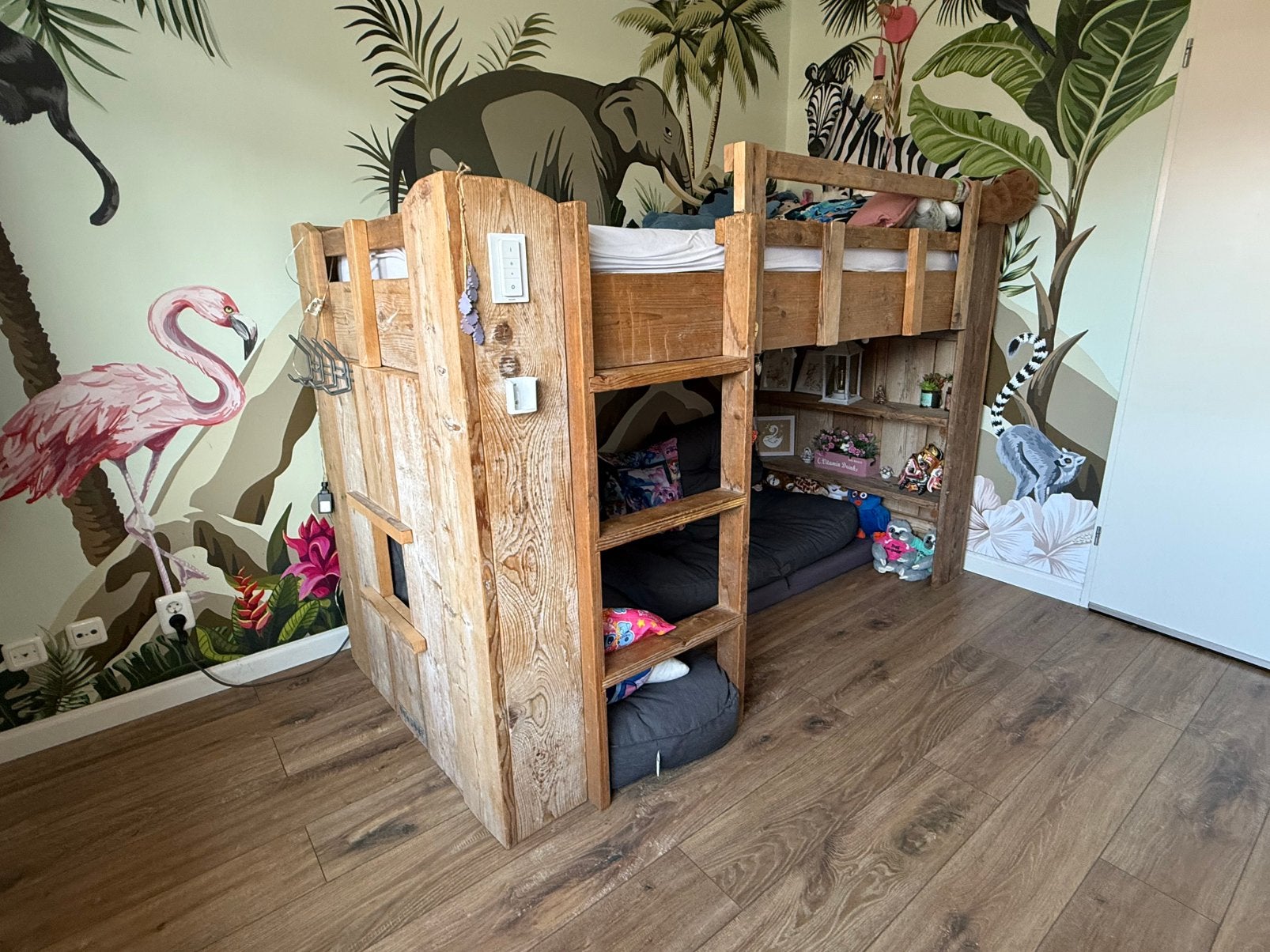 Hoogslaper steigerhout, Ophalen, Gebruikt, Hoogslaper