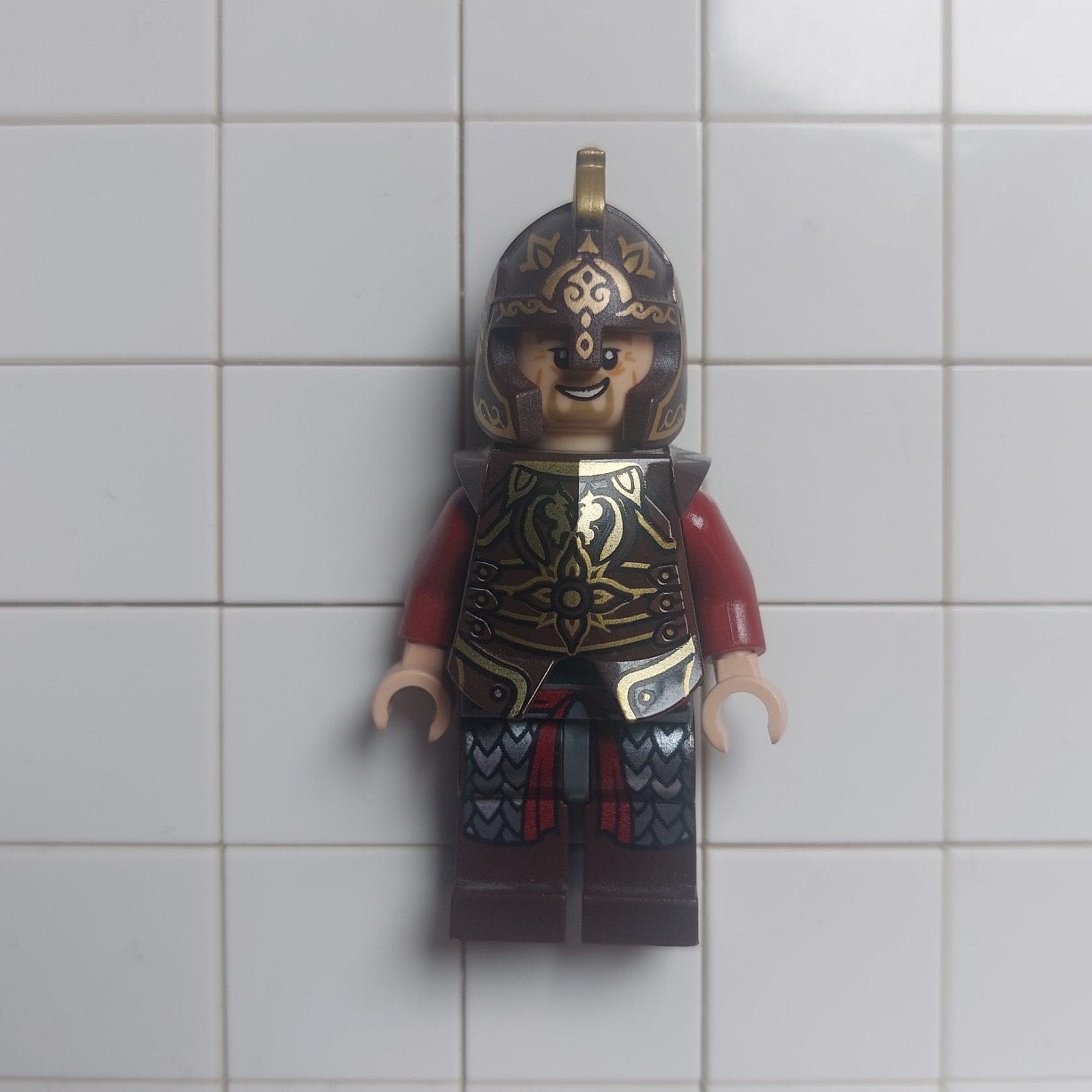 LEGO Lord of the Rings Minifig - King Theoden - lor021, Ophalen of Verzenden, Zo goed als nieuw