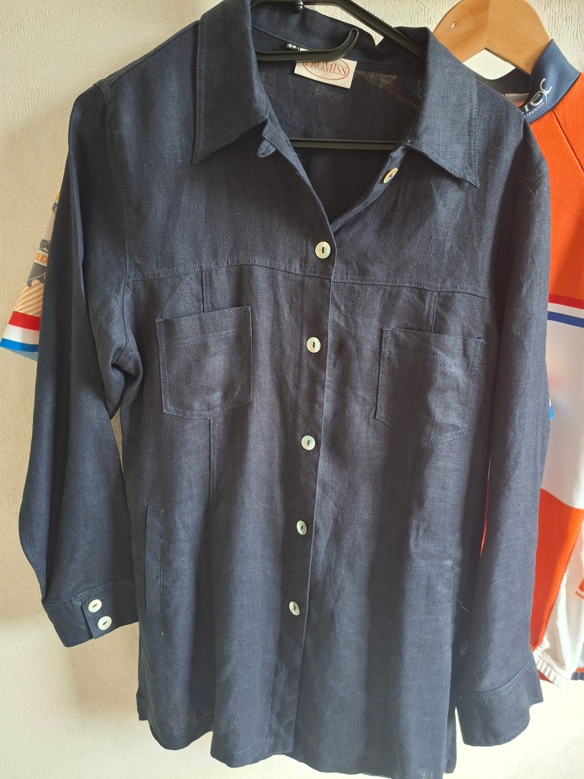 Nieuwe donker blauwe blouse, Ophalen of Verzenden, Nieuw, Blauw