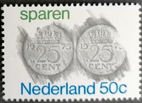 Nederland 1975 - nvph 1077 - 150 jaar Braille, Verzenden, Na 1940, Postfris