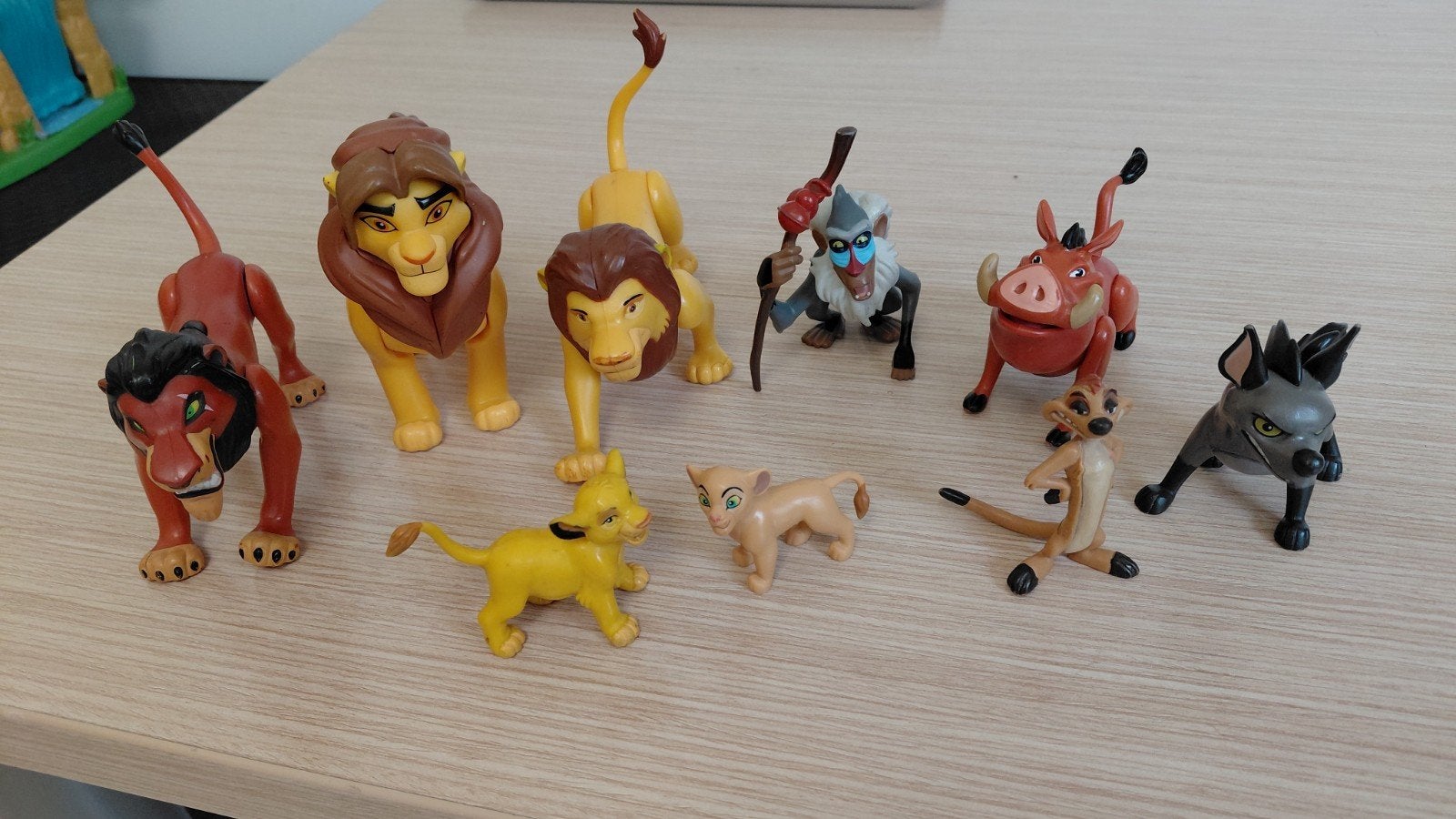 Leeuwenkoning Disney poppetjes Lion king, Ophalen of Verzenden, Zo goed als nieuw