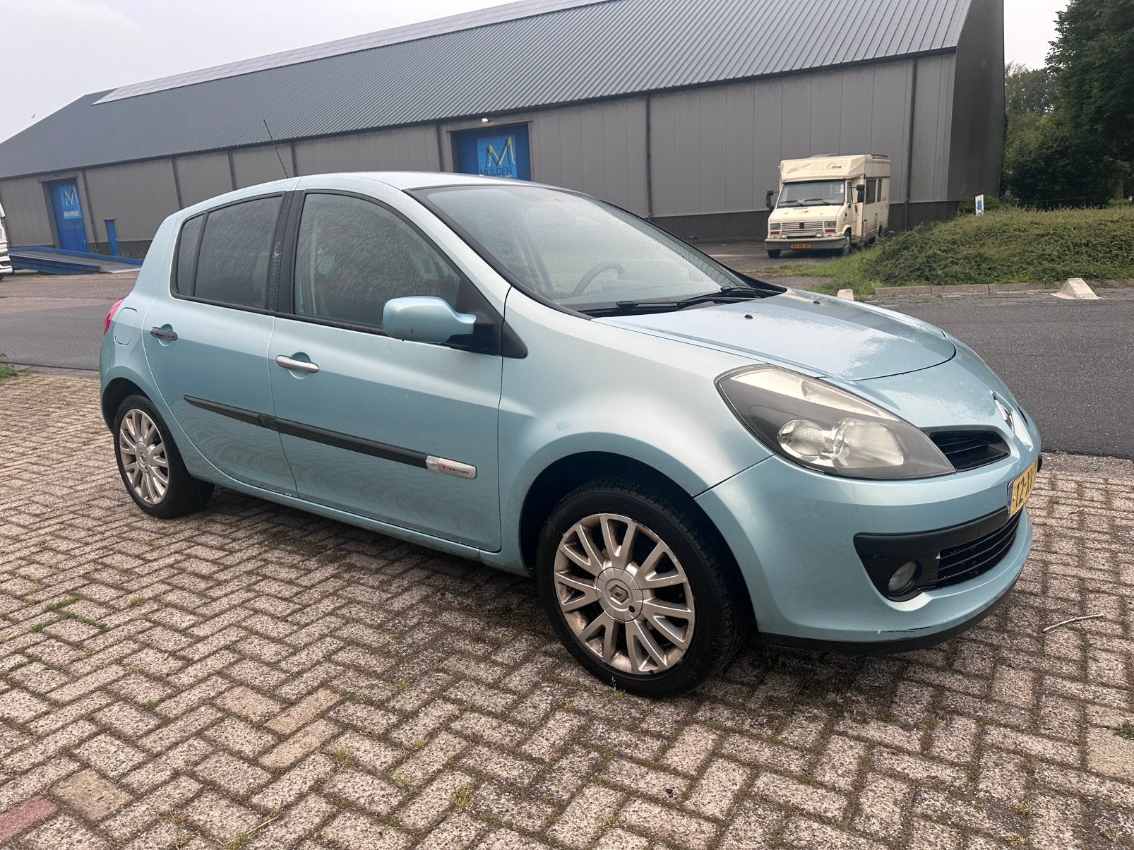 Renault Clio 1.2 16V 55KW 5-DRS E4 2007 Blauw, Voorwielaandrijving, 535 kg, 74 pk, 4 cilinders