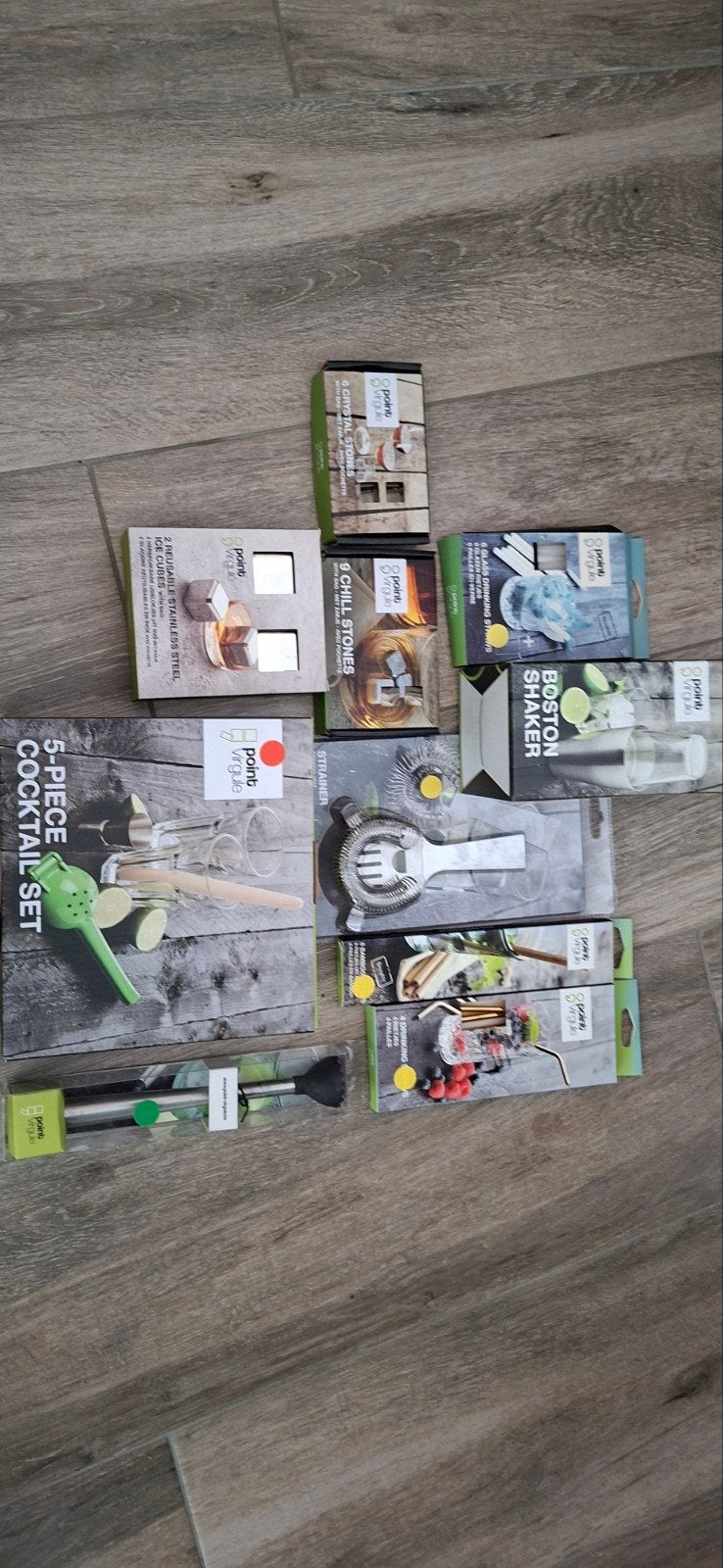 Complete Cocktail Set - Point Virgule, Huis en Inrichting, Overige typen, Nieuw, Ophalen of Verzenden, Metaal