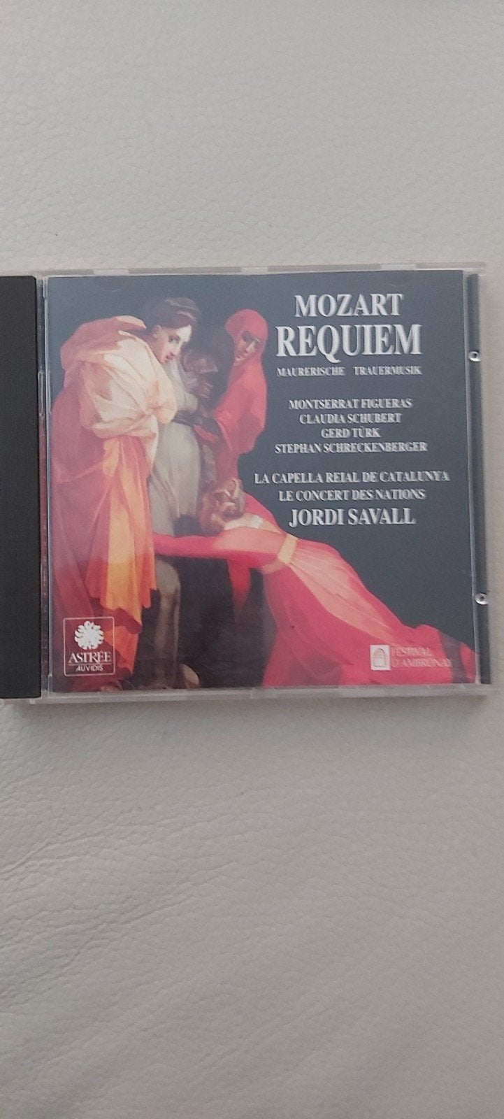 Mozart Requiem K 626 - Jordi Savall CD, Cd's en Dvd's, Inclusief boekje, Mozart, Requiem, Ophalen of Verzenden