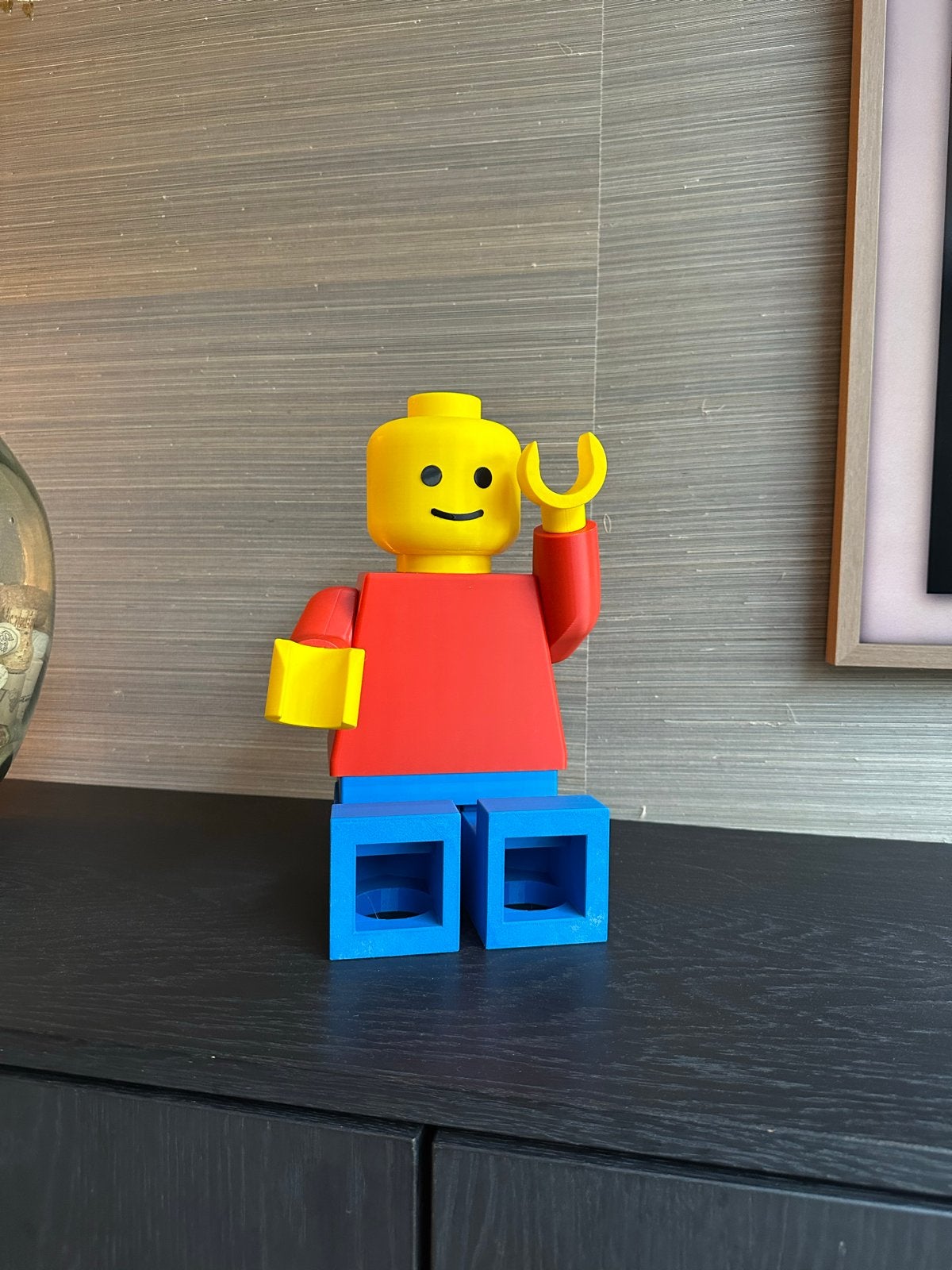 Grote Lego Pop - Decoratieve Lego Minifiguur (45 cm), Ophalen of Verzenden, Zo goed als nieuw, Overige merken