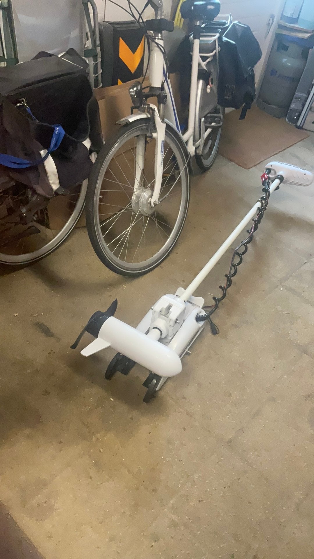 Minn kota. 112 lbs gezocht, Watersport en Boten, Bootonderdelen, Ophalen, Gebruikt, Motor en Techniek, Zeilboot of Motorboot