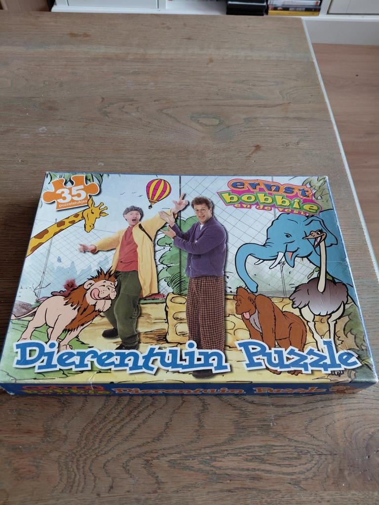 Ernst en Bobbie puzzel Dierentuin. 2002., Ophalen of Verzenden, 10 tot 50 stukjes, Gebruikt, 2 tot 4 jaar