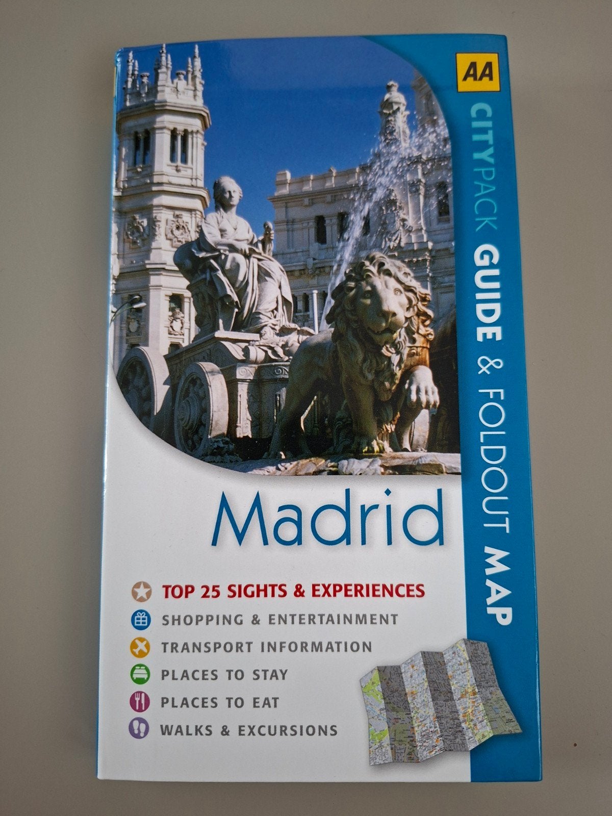 Madrid Citypack Guide & foldout map, Boeken, Overige merken, Europa, Ophalen of Verzenden, Zo goed als nieuw