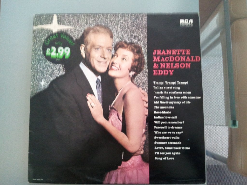 Jeanette macdonald & nelson eddy, Ophalen of Verzenden, Zo goed als nieuw, 12 inch, LP
