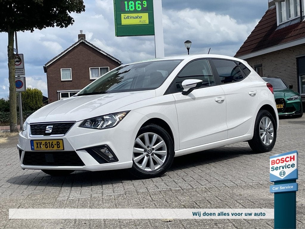 Seat Ibiza 1.0 EcoTSI / Carplay / Cruise / Clima / Lichtmeta, 21 km/l, Stof, Euro 6, 95 pk